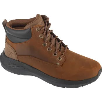 Pánská treková obuv Hnědé pánské zimní kotníkové boty Skechers Parson - Ederic 205175-CDB Velikost: 46