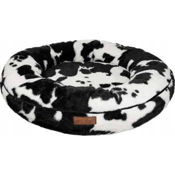 Pelíšek pro psa Barry King Pelíšek pro psa, vzor černé kraví skvrny, 65*65*18cm
