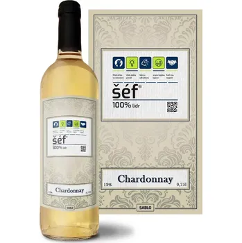 Víno Sablio Bílé víno Šéf: 0,75 l