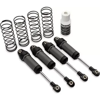 RC náhradní díl Traxxas tlumič Ultra Shock přední long šedý (4)