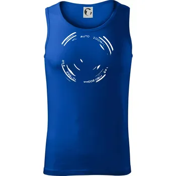 Foto objektiv obtisk - Tílko pánské Core - XL ( Královská modrá )