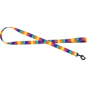 Vodítko pro psa BarryKing Vodítko pro psa, popruh Duhové barvy, 16mm/120cm