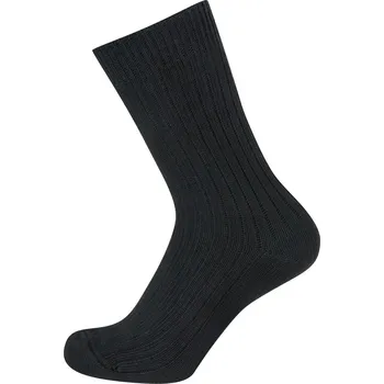 Pánské ponožky KNITVA Silné 100% bavlněné silné ponožky GITA černá 38