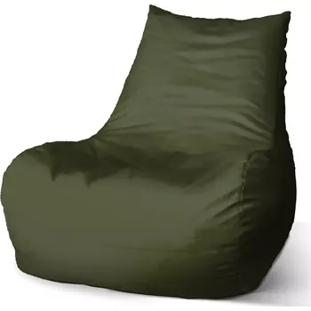 Sedací pytel Sablio Sedací vak Bean Olivově zelená - 60 x 70 x 70 cm