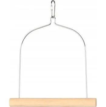 Hračka pro ptáka Panama Pet Houpačka pro ptáky, dřevěná 17x17,5 cm