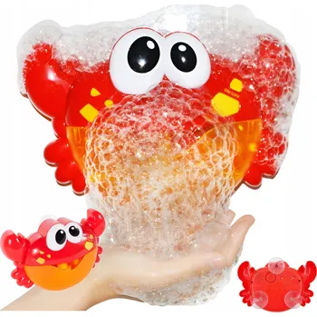 Hračka do vany MalPlay krab červený se zvukem a pěnou