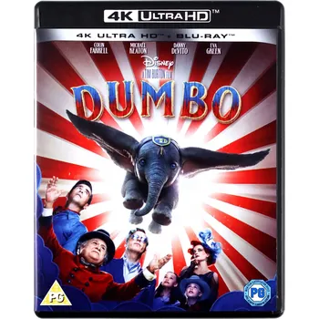 Blu-ray film Dumbo (4K UHD Blu-ray+Blu-Ray) Blu-ray disk