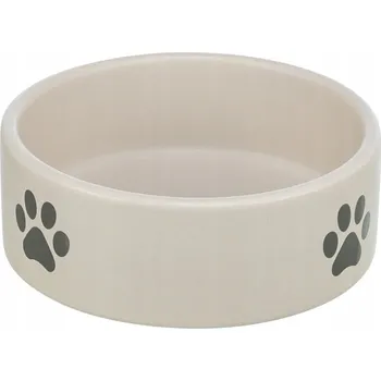 Miska pro psa Jedna keramická miska Trixie šedá 0,8 l