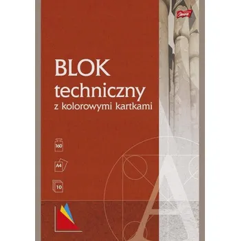Blok Technický blok A4 s barevnými papíry UNIPAP
