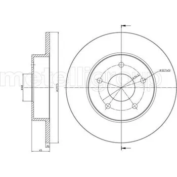 Brzdový kotouč Brzdový kotouč CIFAM (800-762C)