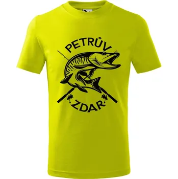 DOBRÝ TRIKO Dětské tričko Petrův zdar Velikost: 122/6 let, Barva: Limetková
