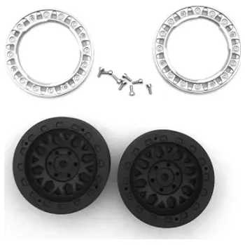 RC model RGT Disky kol černé (2ks)