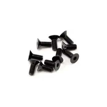 RC náhradní díl SWORKz ocelový Inbusový šroub s zápustnou hlavou, M4x10mm, 10 ks.