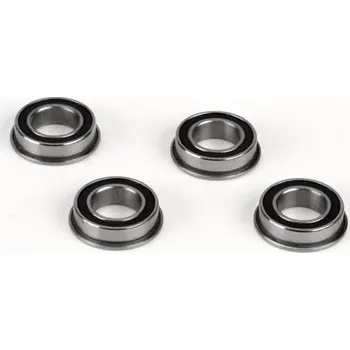 RC náhradní díl Losi ložisko chrom guma s přírubou 8x14x4mm (4)