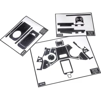 RC náhradní díl Graupner/SJ Nálepky pro X-8E HoTT, carbon nálepky