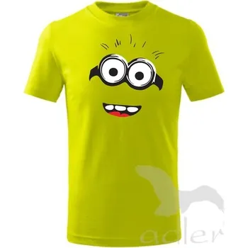 ON-DESIGN Tričko dětské s MIMONĚM Velikost: 110 cm/4 roky, Barva: limetková