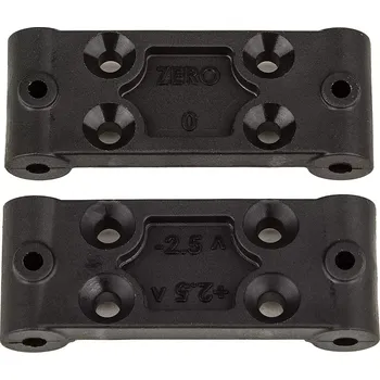 RC náhradní díl Associated RC10B6.4 plastový Bulkhead, 0° a 2,5, 1 + 1 ks.