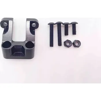 RC náhradní díl SWORKz zadní hliníkový držák parohů/držáku tlumičů, 1 ks.