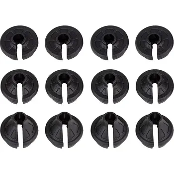 RC náhradní díl Associated 13mm spodní plastové talířky pro olejové tlumiče, 3x 4 ks.