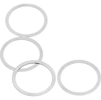 RC náhradní díl SWORKz ocelové vymezovací podložky 8x12x0.2mm, 4 ks.