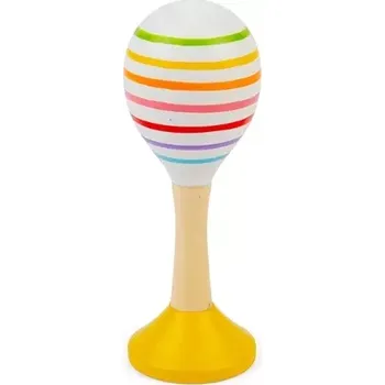 Hudební nástroj pro děti Bigjigs Toys Rumba koule junior sada 2 ks žlutá