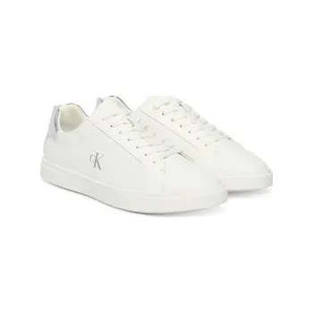Dámské tenisky Sneakersy Calvin Klein Low Pro Cups Laceup Lth Met HW0HW02846 Bílá 37