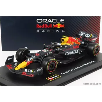 autíčko Bburago Red bull F1 Rb18 Team Oracle Red Bull Racing N 11 1:43, tmavě modrá