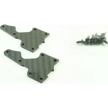 RC náhradní díl SWORKz uhlíková vzpěra spodní předního ramena, 2,0mm, včetně šroubů, 2 ks.