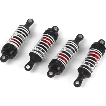 RC náhradní díl Maverick Set olejových tlumičů červená 4 ks (Atom)