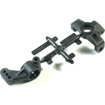 RC náhradní díl SWORKz plastový přední náboj řízení + zadní náboj, po 1 ks.