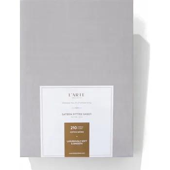 Prostěradlo Prostěradlo s gumou L'ARTE MILANO bavlněný satén 180 x 200 cm