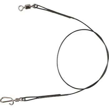 Rybářský háček Návazec Mikado Jaws Super Strong 1x7 ocel 23 kg 35 cm