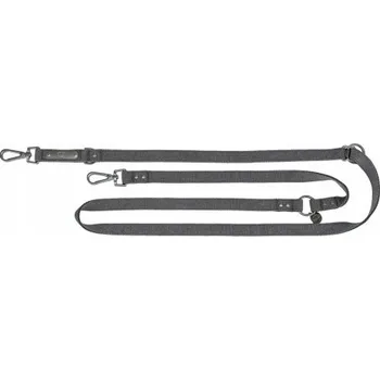Vodítko pro psa Trixie CityStyle vodítko pro psy ve tvaru V bavlna černé, M–L, 2,00 m/20 mm