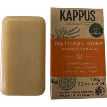 Koupelová kosmetika Kappus Přírodní mýdlo Orange Vanillia kostka 100g