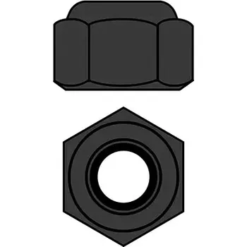 RC náhradní díl Team Corally Hliníkové Nylon STOPmatky M4 - šedé - 10 ks.