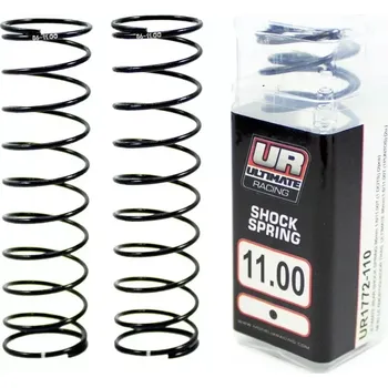 RC náhradní díl Ultimate Racing Ultimate zadní pružiny 86mm, 1.6/11.00 otáček pro 16mm olej. tlumiče, 1 ks.