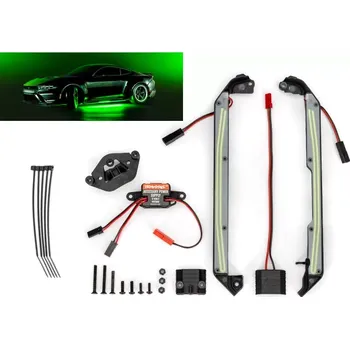 RC náhradní díl Traxxas LED podsvícení šasi zelené (pro 4-Tec 2.0, Drift)