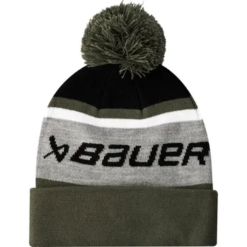 Čepice Kulich Bauer Intarsia Knit Pom Grey/Green