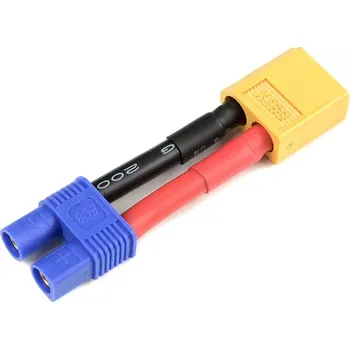 RC náhradní díl Revtec Konverzní kabel EC3 baterie - XT-60 přístroj 12AWG