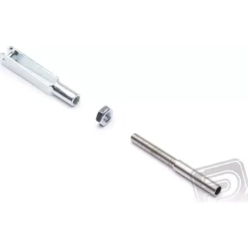 RC náhradní díl Kavan Vidlička kovová M3 s ocelovou spojkou 100 ks.