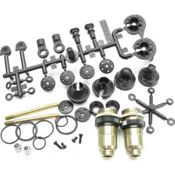 RC náhradní díl SWORKz 1/10 PRO přední hliníkové olejové tlumiče, dlouhé, 2 ks.