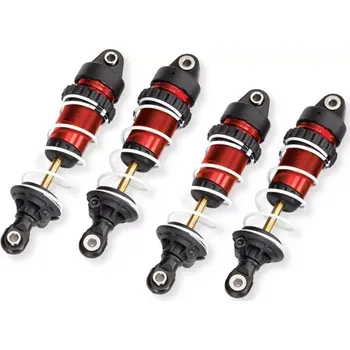 RC náhradní díl Traxxas tlumič GTR dlouhý červený (sestavený s pružinami)