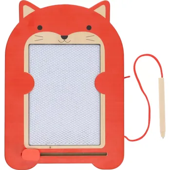 Magnetická kreslící tabulka Petit Collage Magnetická kreslící tabulka liška - poškozený obal