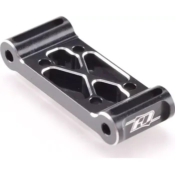 RC náhradní díl Revolution Design B6 přední hliníkový blok/bulkhead (černý)