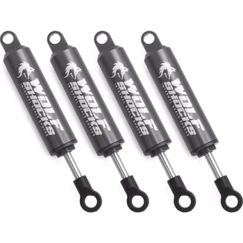 RC náhradní díl HOBBYTECH Olejové tlumiče WOLF, 90mm, 4 ks.