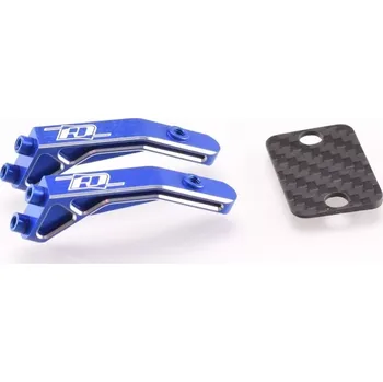 RC náhradní díl Revolution Design B6.2 | B6.1 | B6 hliníkový držák křídla, modrý