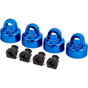 RC náhradní díl Traxxas hlava tlumiče GT-Maxx hliníková modře eloxovaná (4)