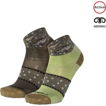 Pánské termo ponožky LUZY ZANDER nízké merino ponožky Moose