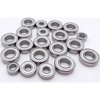 RC náhradní díl SWORKz NITRO Competition sada kuličkových ložisek s kovovou prachovkou, 20 ks.