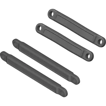 RC náhradní díl Team Corally Držáky ramen, přední a zadní - kompositový plast, 1 sada